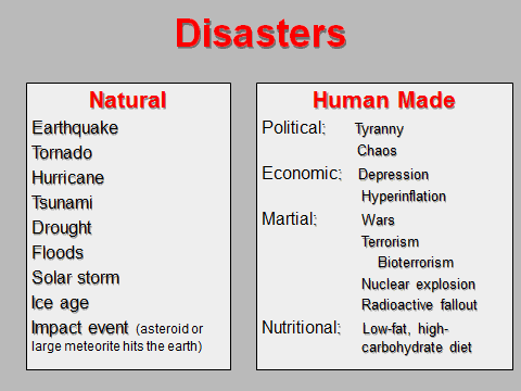 disasters
