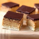 Peanut Butter & Dark Chocolate Shortbread Protein Bars Recipe Photo Peanut Butter & Dark Chocolate Shortbread Protein Bars Recipe Photo