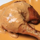 Roast Chicken with Coconut Peanut Butter Sauce Recipe Photo Roast Chicken with Coconut Peanut Butter Sauce Recipe Photo