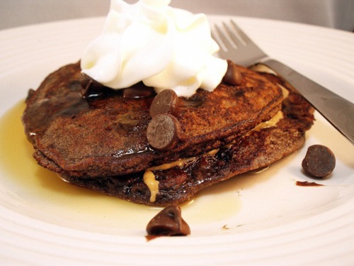 gluten_free_chocolate_chocolate_chip_pancakes_recipe_photo