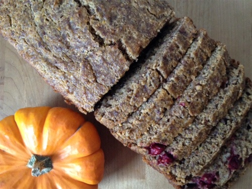 Pumpkin Cranberry Pecan Cider Bread Recipe Photo